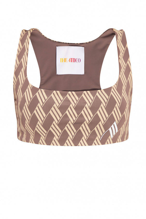 The Attico Patterned top with logo